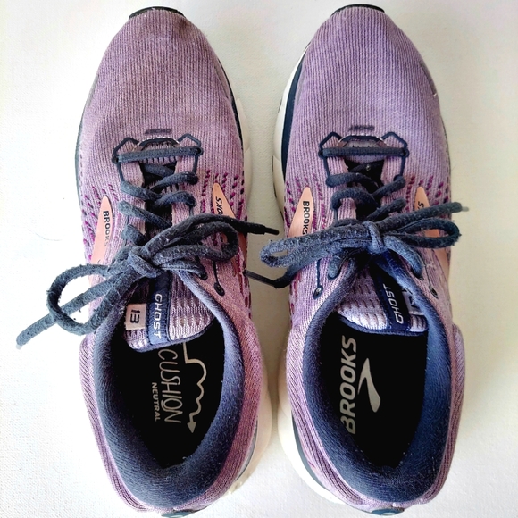 Brooks Ghost 13 Running Shoes, Lavender/Ombre, Women's 8, GUC - Picture 6 of 12